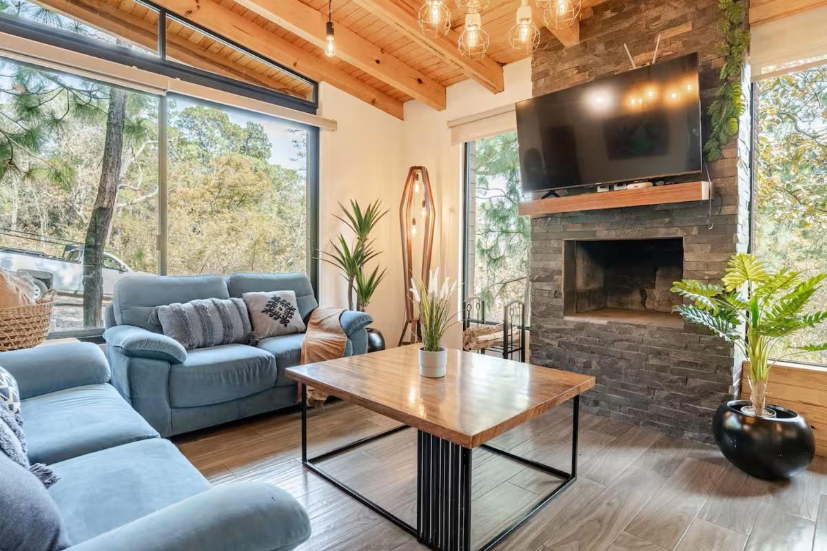 Cabanas Canada Del Ciervo Mazamitla Ngoại thất bức ảnh